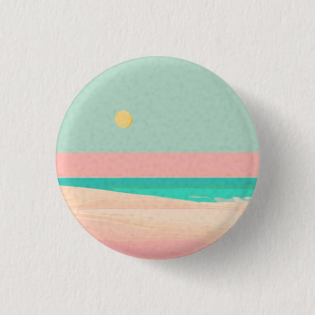 Beach Design Button (Vorderseite)