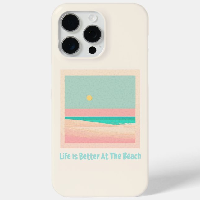 Beach Design Case-Mate iPhone Hülle (Rückseite)