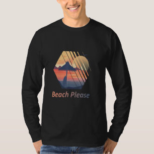 Beach Design für Männer Frauen Sommerferien Aloha  T-Shirt