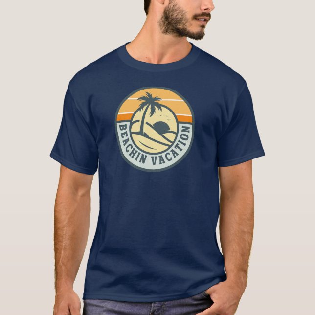 Beach design logo on t-shirt (Vorderseite)