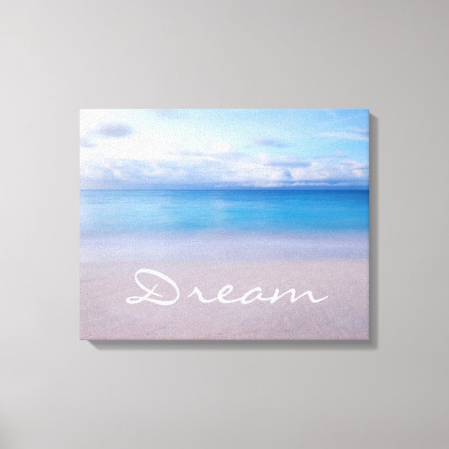 Beach Dream Wall Leinwand (Vorderseite)