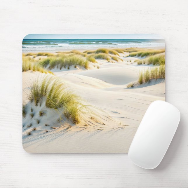 Beach Dune Grass Mousepad (Mit Mouse)