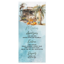 Beach Erntedank Flat Menu