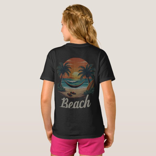 Beach Escape T - Shirt (Schwarz voll)