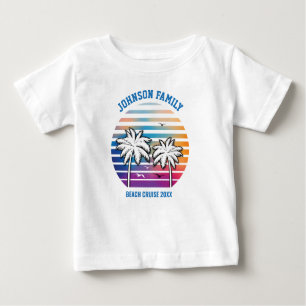 Beach Family Wiedersehen Custom Cruise Sommerurlau Baby T-shirt