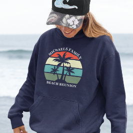 Beach Family Wiedersehen Sunset Island Custom Vaca Hoodie