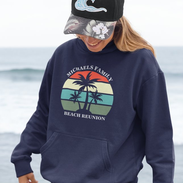 Beach Family Wiedersehen Sunset Island Custom Vaca Hoodie (Von Creator hochgeladen)