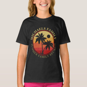 Beach Family Wiedersehen Sunset Island Urlaub T-Shirt