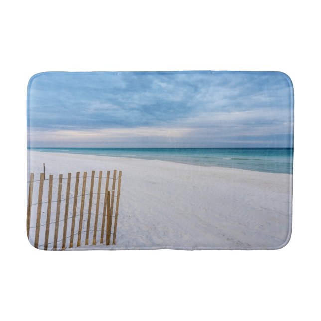 Beach Fence Morning Destin Florida Bath Mats Badematte (Vorderseite)