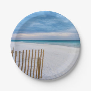 Beach Fence Morning Destin Florida Paper Teller