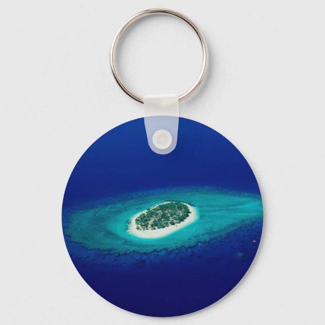 Beach-Fidschi-Inseln Schlüsselanhänger (Vorderseite)