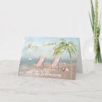 Beach Flamingo Wreath Einzigartiges Weihnachtsfest