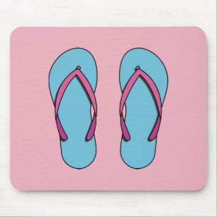 Beach Flip Flops Mousepad