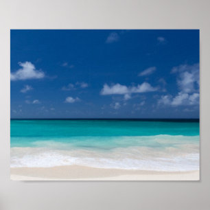 Beach Foto Caribbean Tropical Paradise Poster