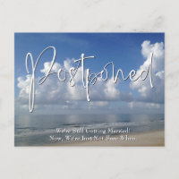 Beach Foto Lässige Handschrift verzögert Hochzeit