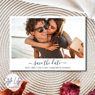 Beach Foto Moderne Hochzeit Save The Date