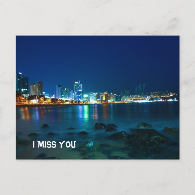 Beach Foto Postkarte (Vorderseite)