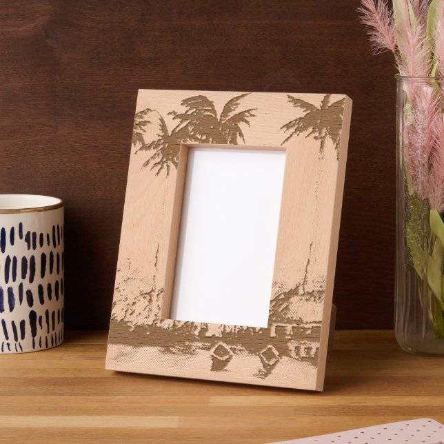 Beach Geätzte Rahmen (Linke Ecke)