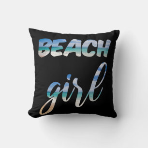 Beach Girl Kissen