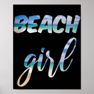 Beach Girl Poster