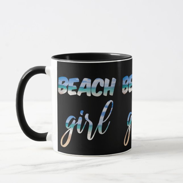 Beach Girl Tasse (Links)