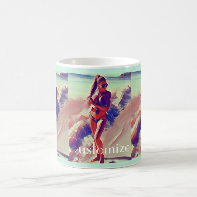Beach Girl Thunder_Cove Kaffeetasse (Mittel)