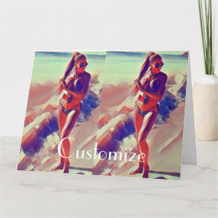 Beach Girl Thunder_Cove Karte