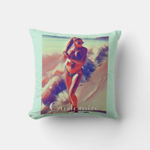 Beach Girl Thunder_Cove Kissen