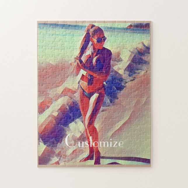 Beach Girl Thunder_Cove Puzzle (Vertikal)