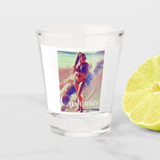 Beach Girl Thunder_Cove Schnapsglas (Vorderseite)