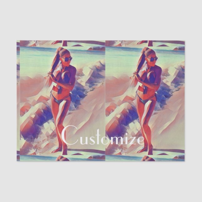 Beach Girl Thunder_Cove Seidenpapier (Vorderseite)