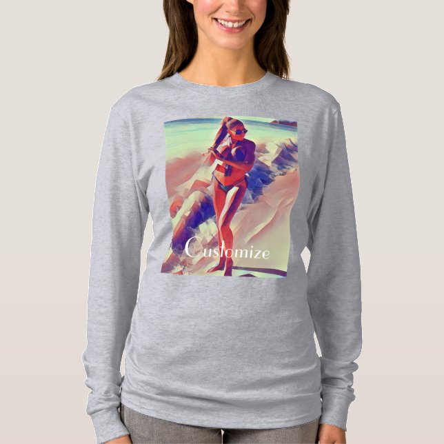 Beach Girl Thunder_Cove T-Shirt (Vorderseite)