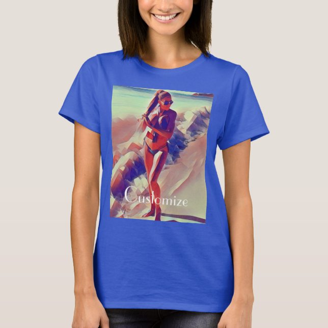 Beach Girl Thunder_Cove T-Shirt (Vorderseite)