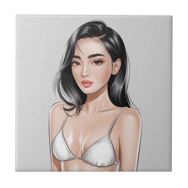 Beach Glam Untersetzer (Vorderseite)