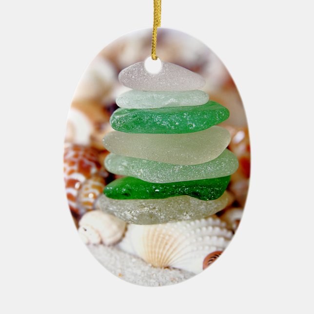 Beach Glass Ornament (Vorne)