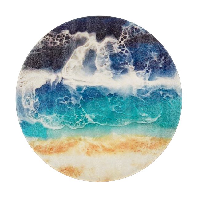 Beach Glass Schneidebrett (Vorderseite)