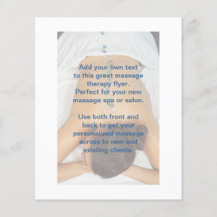 Beach Glass Stones Massage Foto Flyer