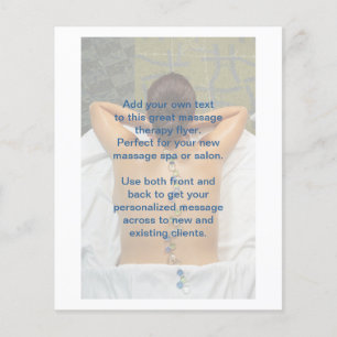 Beach Glass Stones Massage Foto Flyer