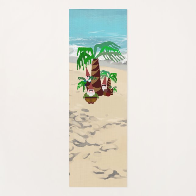 Beach Gnomes Yoga Mat Yogamatte (Vorderseite)