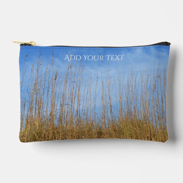 Beach Grass von Shirley Taylor Zubehörtasche (Vorderseite)