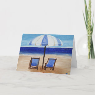 Beach Greeting Card Karte
