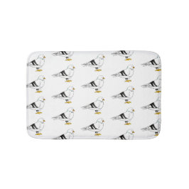 Beach Gull Seagull New York City Pigeon Bird Badematte