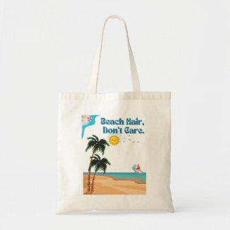 Beach Hair, Don't Care.tote Tasche