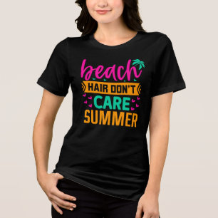 Beach Hair Keine Sorge Sommer-54804 Tri-Blend Shirt