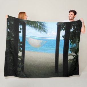 BEACH HAMMOCK FLEECEDECKE