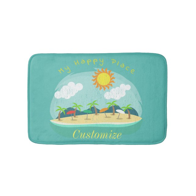 Beach Happy Place Thunder_Cove Badematte (Vorderseite)