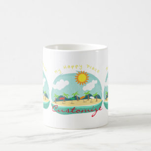 Beach Happy Place Thunder_Cove Kaffeetasse