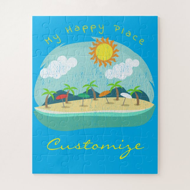 Beach Happy Place Thunder_Cove Puzzle (Vertikal)