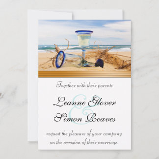 Beach-Hochzeitskollektion Einladung