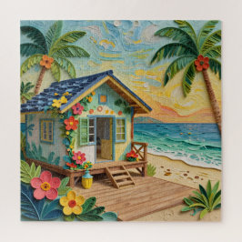Beach Home Oceanic Blank Puzzle